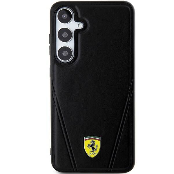 Ferrari FEHMS24SP3BAK S24 S921 czarny/black hardcase Hot Stamp V Lines MagSafe