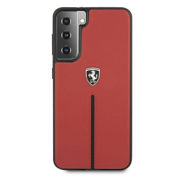 Ferrari FEOSIHCS21SRE S21 G991 czerwony/red hardcase Off Track Leather Nylon Stripe