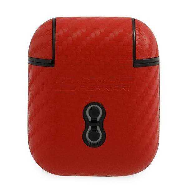 Ferrari FESA2CARE AirPods 1/2 cover czerwony/red On Track PU Carbon