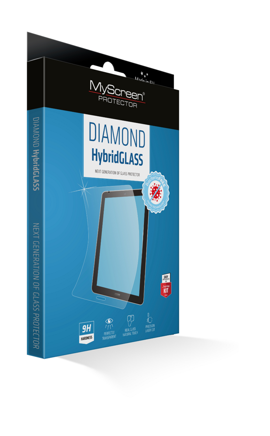 Folia MyScreen DIAMOND HybridGLASS BacteriaFREE Tab 10" EA Kit - Apple iPad 10.2 2021