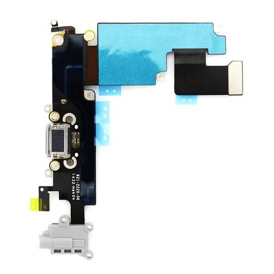 GŁOŚNIK PRZEDWÓD FLEX CABLE ZŁĄCZE ŁADOWANIA  IPHONE 6 PLUS SPACE GRAY