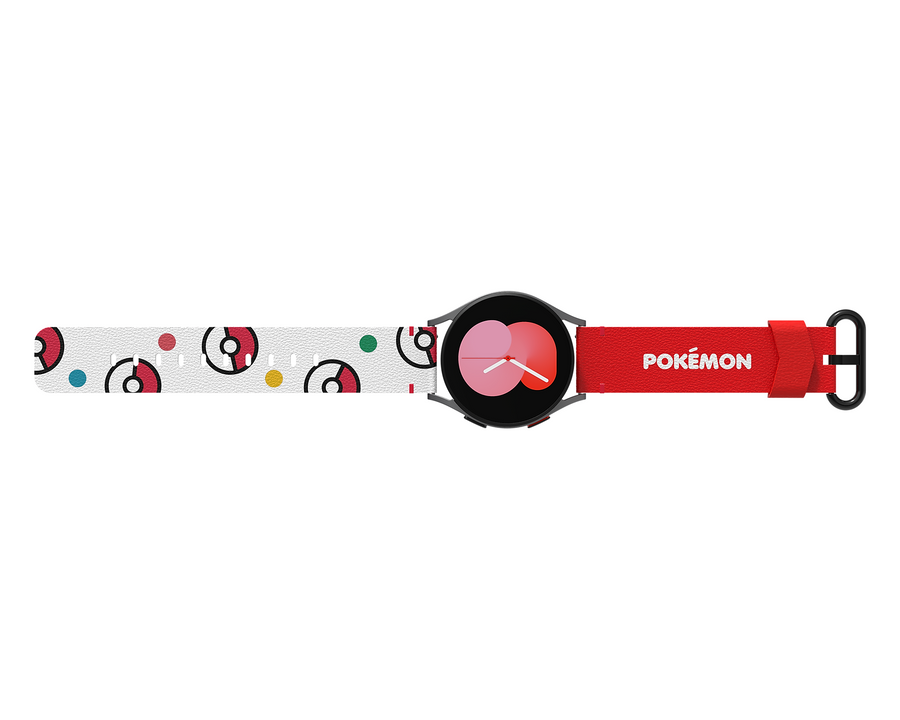 GP-TYR915HO Samsung Galaxy Watch 4/4 Classic/5/5 Pro Poke Ball Pokemon Strap 20mm Red/White