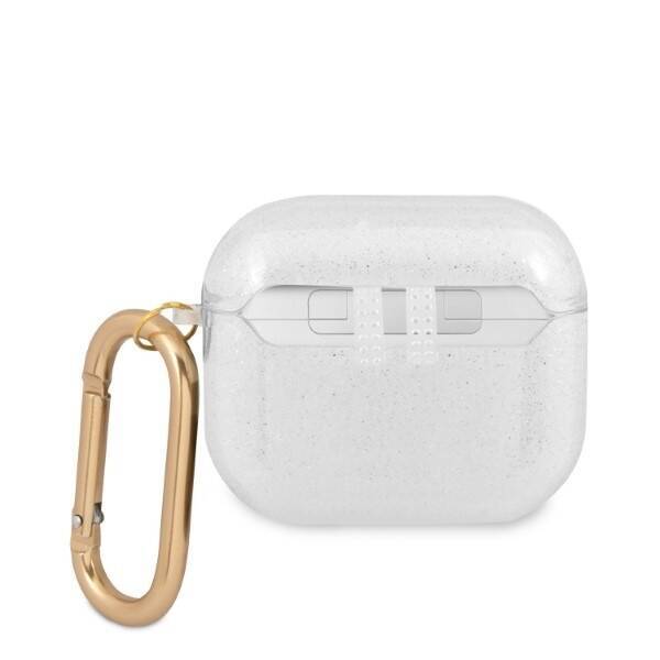 GUESS GUA3UCG4GT AIRPODS 3 COVER TRANSPARENT GLITTER COLLECTION