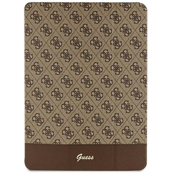 GUESS GUFCP12PS4SGW IPAD PRO 12.9" BRĄZOWY/BROWN 4G STRIPE ALLOVER
