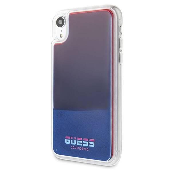 GUESS GUHCI61GLCRE IPHONE XR CZERWONY /RED HARD CASE CALIFORNIA GLOW IN THE DARK