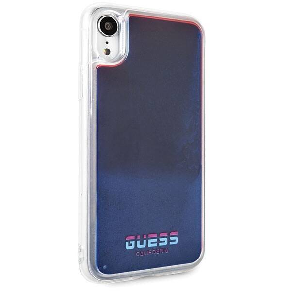 GUESS GUHCI61GLCRE IPHONE XR CZERWONY /RED HARD CASE CALIFORNIA GLOW IN THE DARK