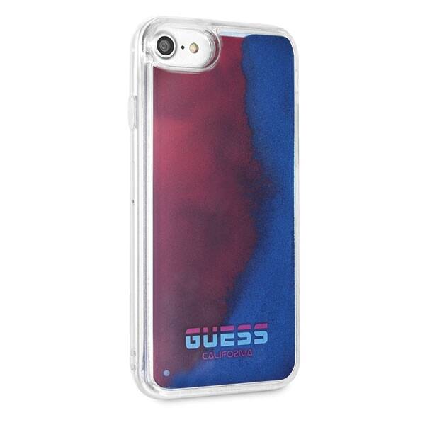 GUESS GUHCI8GLCRE IPHONE 7/8/SE 2020 CZERWONY/RED HARD CASE CALIFORNIA GLOW IN THE DARK