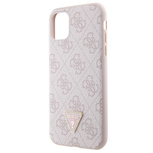 GUESS GUHCN61P4TDSCPP IPHONE 11 / XR 6.1" RÓŻOWY/PINK HARDCASE CROSSBODY 4G METAL LOGO