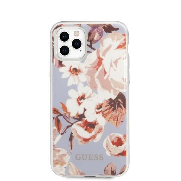 GUESS GUHCN65IMLFL02 IPHONE 11 PRO MAX LILIOWY/LILAC N°2 FLOWER COLLECTION