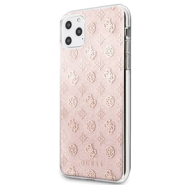 GUESS GUHCN65TPERG IPHONE 11 PRO MAX RÓŻOWY/PINK HARD CASE 4G PEONY GLITTER