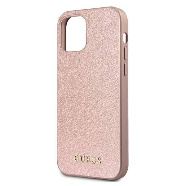 GUESS GUHCP12LIGLRG IPHONE 12 PRO MAX 6,7" RÓŻOWO-ZŁOTY/ROSE GOLD HARDCASE IRIDESCENT