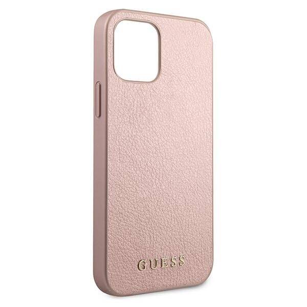 GUESS GUHCP12LIGLRG IPHONE 12 PRO MAX 6,7" RÓŻOWO-ZŁOTY/ROSE GOLD HARDCASE IRIDESCENT