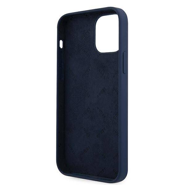 GUESS GUHCP12MLSVSBL IPHONE 12/12 PRO 6,1" NIEBIESKI/BLUE HARDCASE SCRIPT VINTAGE