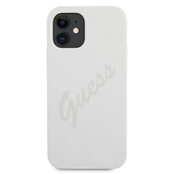 GUESS GUHCP12SLSVSCR IPHONE 12 MINI 5,4" KREMOWY/CREAM HARDCASE SCRIPT VINTAGE