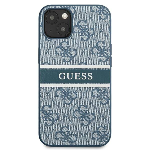 GUESS GUHCP13M4GDBL IPHONE 13 / 14 / 15 NIEBIESKI/BLUE HARDCASE 4G STRIPE