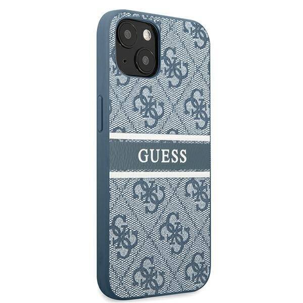 GUESS GUHCP13M4GDBL IPHONE 13 / 14 / 15 NIEBIESKI/BLUE HARDCASE 4G STRIPE