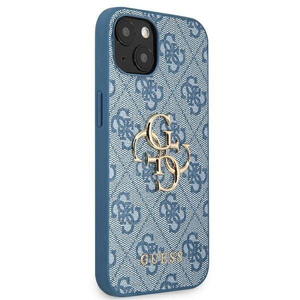 GUESS GUHCP13S4GMGBL IPHONE 13 MINI 5,4" NIEBIESKI/BLUE HARDCASE 4G BIG METAL LOGO