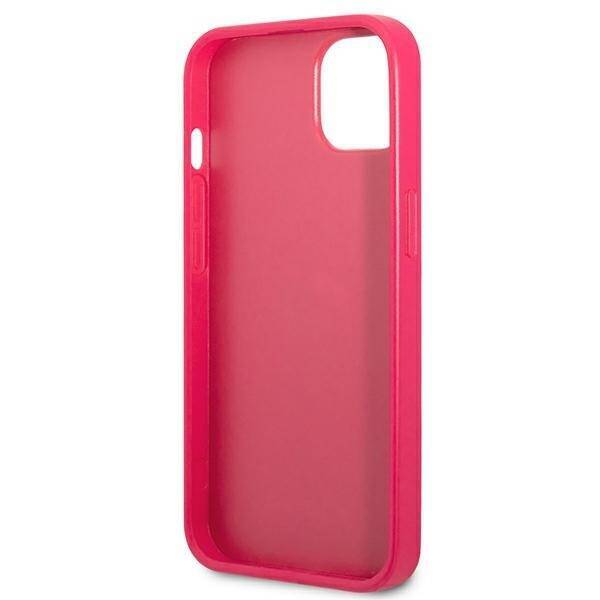 GUESS GUHCP13SPS4MF IPHONE 13 MINI 5,4" RÓŻOWY/PINK HARDCASE SAFFIANO 4G SMALL METAL LOGO