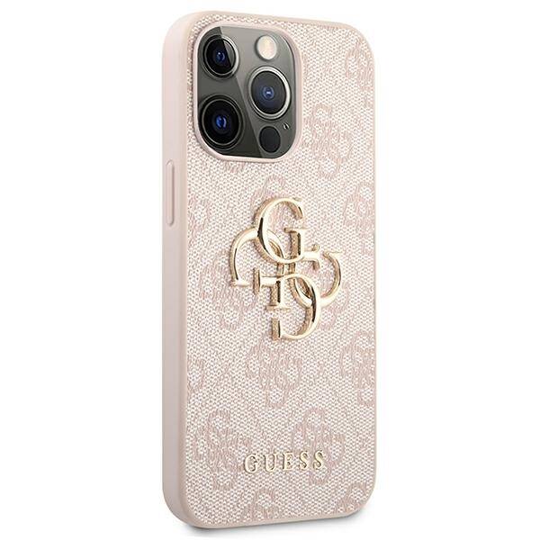 GUESS GUHCP13X4GMGPI IPHONE 13 PRO MAX 6,7" RÓŻOWY/PINK HARDCASE 4G BIG METAL LOGO