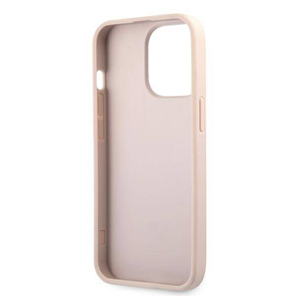 GUESS GUHCP13X4GMGPI IPHONE 13 PRO MAX 6,7" RÓŻOWY/PINK HARDCASE 4G BIG METAL LOGO