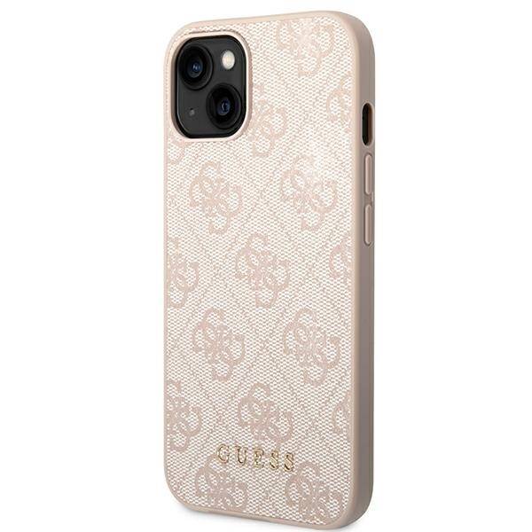 GUESS GUHCP14MG4GFPI IPHONE 14 PLUS / 15 PLUS 6.7" RÓŻOWY/PINK HARD CASE 4G METAL GOLD LOGO