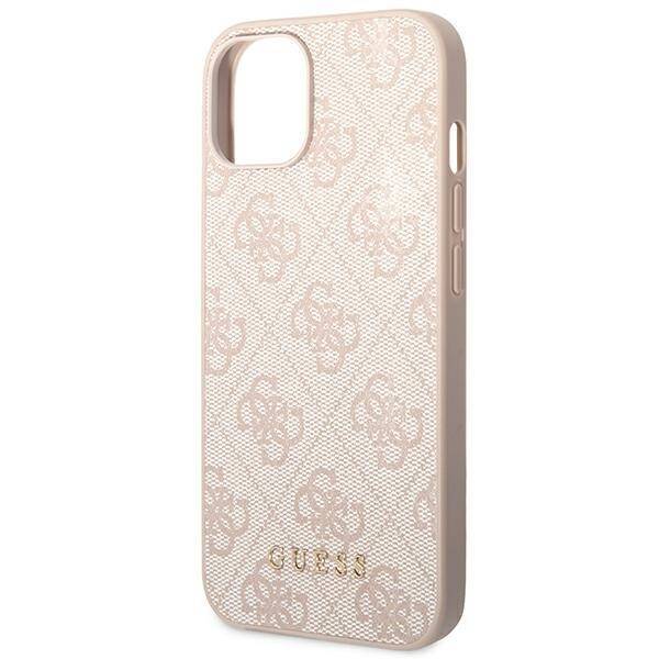 GUESS GUHCP14MG4GFPI IPHONE 14 PLUS / 15 PLUS 6.7" RÓŻOWY/PINK HARD CASE 4G METAL GOLD LOGO