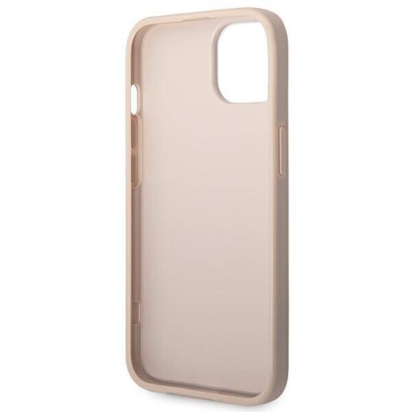 GUESS GUHCP14MG4GFPI IPHONE 14 PLUS / 15 PLUS 6.7" RÓŻOWY/PINK HARD CASE 4G METAL GOLD LOGO