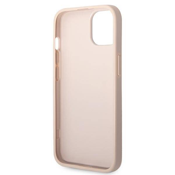 GUESS GUHCP14S4GMGPI IPHONE 14 / 15 / 13 6.1" RÓŻOWY/PINK HARDCASE 4G BIG METAL LOGO