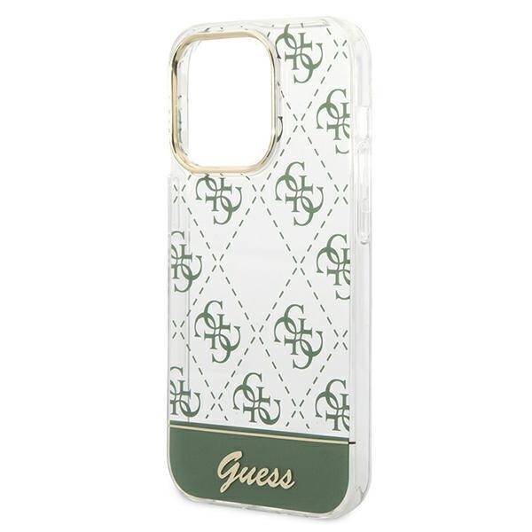 GUESS GUHCP14XHG4MHA IPHONE 14 PRO MAX 6,7" KHAKI HARDCASE 4G PATTERN SCRIPT