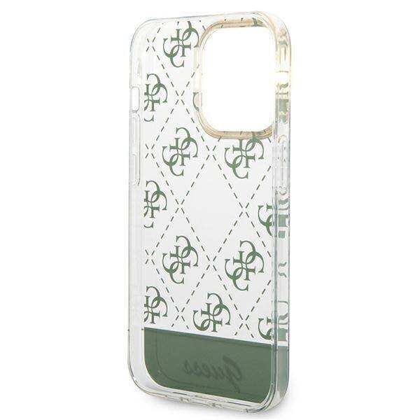 GUESS GUHCP14XHG4MHA IPHONE 14 PRO MAX 6,7" KHAKI HARDCASE 4G PATTERN SCRIPT