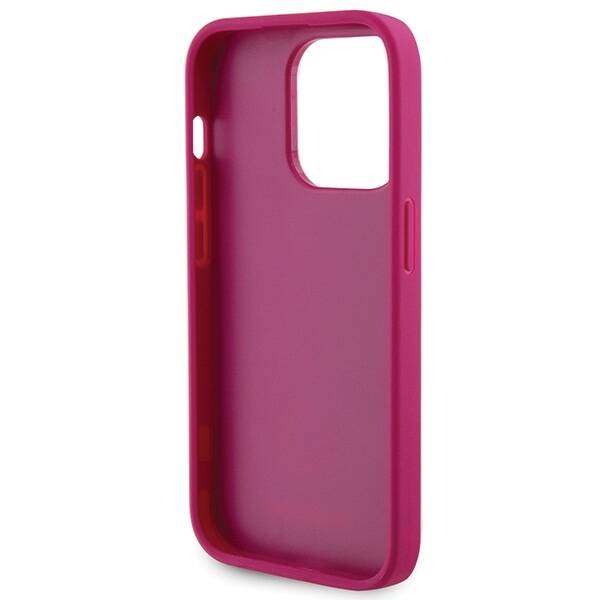 GUESS GUHCP15LPS4DGPP IPHONE 15 PRO 6.1" RÓŻOWY/PINK HARDCASE STRASS METAL LOGO