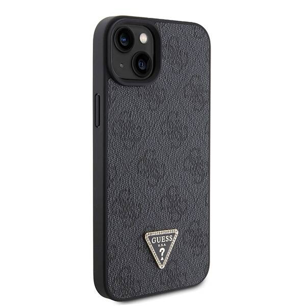 GUESS GUHCP15MP4TDSCPK IPHONE 15 PLUS / 14 PLUS 6.7" CZARNY/BLACK HARDCASE CROSSBODY 4G METAL LOGO