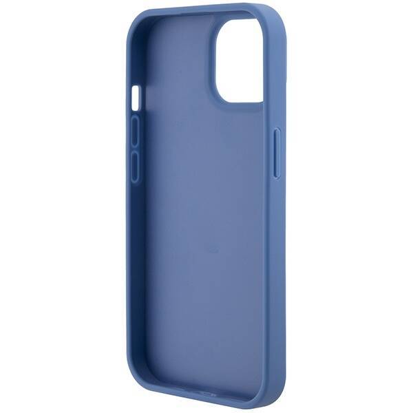 GUESS GUHCP15SP4TDSCPB IPHONE 15 / 14 / 13 6.1" NIEBIESKI/BLUE HARDCASE CROSSBODY 4G METAL LOGO