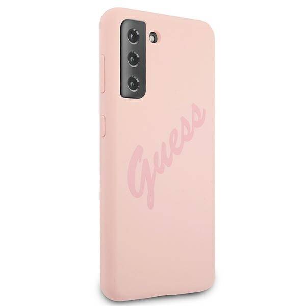 GUESS GUHCS21MLSVSPI S21+ G996 RÓŻOWY/PINK HARDCASE SCRIPT VINTAGE