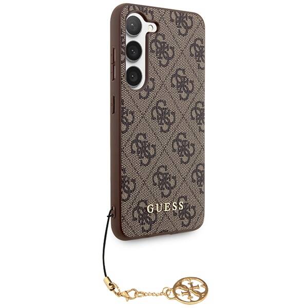 GUESS GUHCS23MGF4GBR S23+ S916 BRĄZOWY/BROWN HARDCASE 4G CHARMS COLLECTION