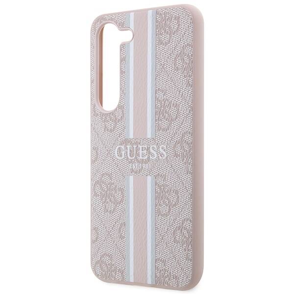 GUESS GUHCS23SP4RPSP S23 S911 RÓŻOWY/PINK HARDCASE 4G PRINTED STRIPE