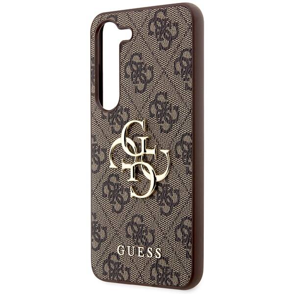 GUESS GUHCS24M4GMGBR S24+ S926 BRĄZOWY/BROWN HARDCASE 4G BIG METAL LOGO