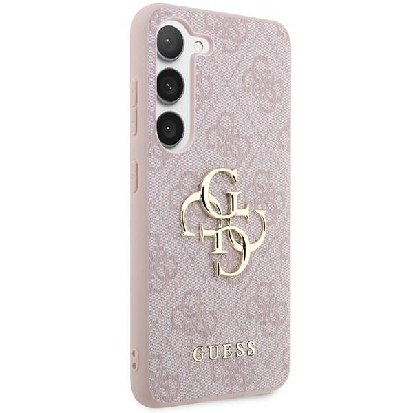 GUESS GUHCS24M4GMGPI S24+ S926 RÓŻOWY/PINK HARDCASE 4G BIG METAL LOGO