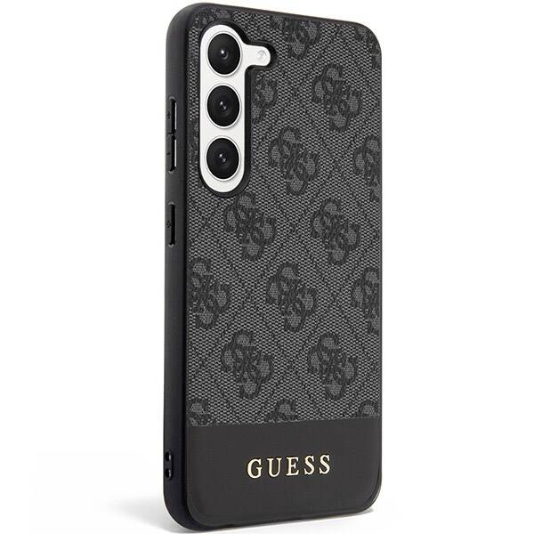 GUESS GUHCS24MG4GLGR S24+ S926 CZARNY/BLACK HARDCASE 4G STRIPE COLLECTION