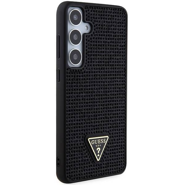 GUESS GUHCS24MHDGPPK S24+ S926 CZARNY/BLACK HARDCASE RHINESTONE TRIANGLE