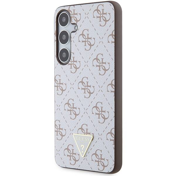 GUESS GUHCS24MPG4GPH S24+ S926 BIAŁY/WHITE HARDCASE 4G TRIANGLE