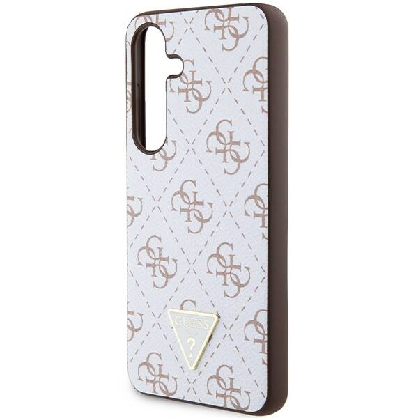 GUESS GUHCS24SPG4GPH S24 S921 BIAŁY/WHITE HARDCASE 4G TRIANGLE