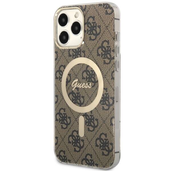 GUESS GUHMP13XH4STW IPHONE 13 PRO MAX 6.7" BRĄZOWY/BROWN HARDCASE 4G MAGSAFE