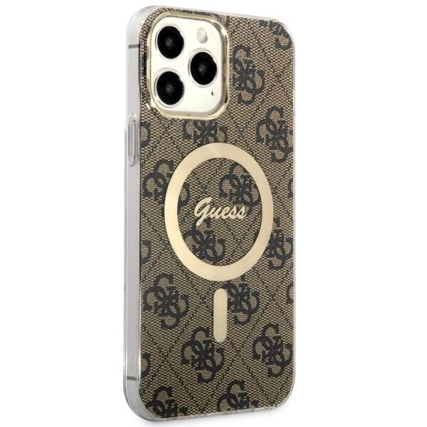 GUESS GUHMP13XH4STW IPHONE 13 PRO MAX 6.7" BRĄZOWY/BROWN HARDCASE 4G MAGSAFE