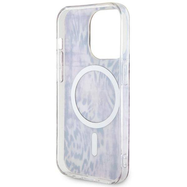 GUESS GUHMP14LHLEOPWP IPHONE 14 PRO 6.1" RÓŻOWY/PINK HARDCASE LEOPARD MAGSAFE