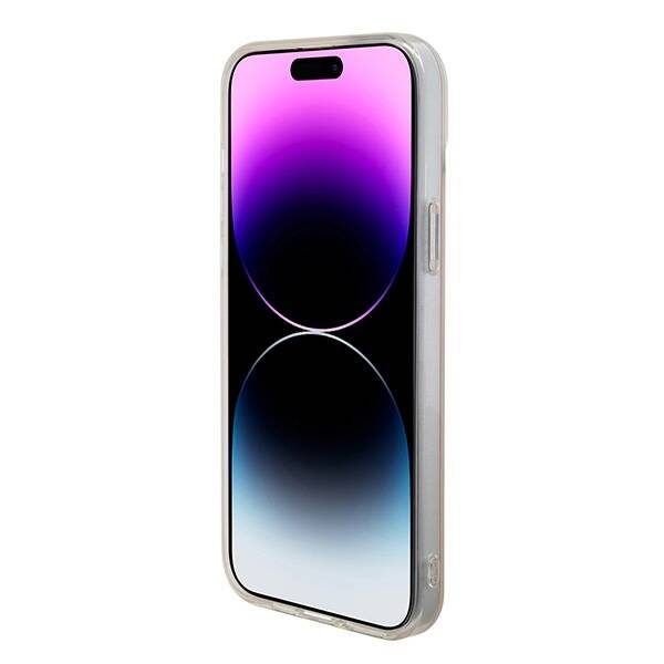 GUESS GUHMP15SHITSP IPHONE 15 / 14 / 13 6.1" RÓŻOWY/PINK HARDCASE IML IRIDESCENT MAGSAFE