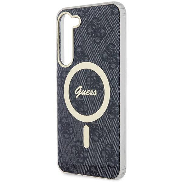 GUESS GUHMS23MH4STK S23+ S916 CZARNY/BLACK HARDCASE 4G MAGSAFE