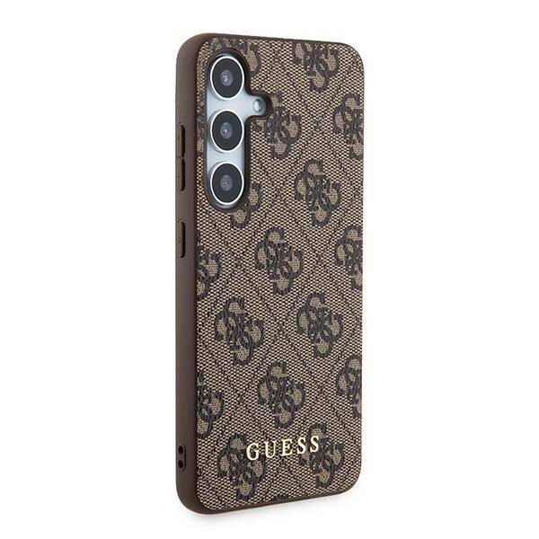 GUESS GUOHCSA35G4GFBR A35 A356 BRĄZOWY/BROWN HARDCASE 4G METAL GOLD LOGO