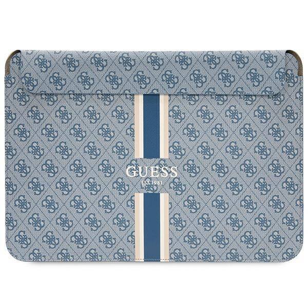 GUESS SLEEVE GUCS14P4RPSB 14" NIEBIESKI/ BLUE 4G PRINTED STRIPES