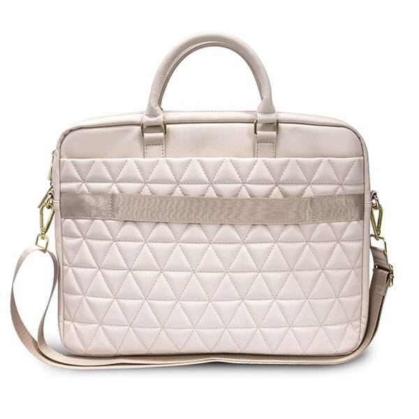 GUESS TORBA GUCB15QLPK 16" RÓŻOWA/PINK QUILTED